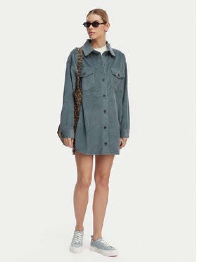 Billabong Sukienka koszulowa Winter Ocean EBJWD00149 Niebieski Boxy Fit