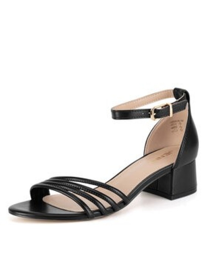 JENNY Sandały LS6026-06 Czarny