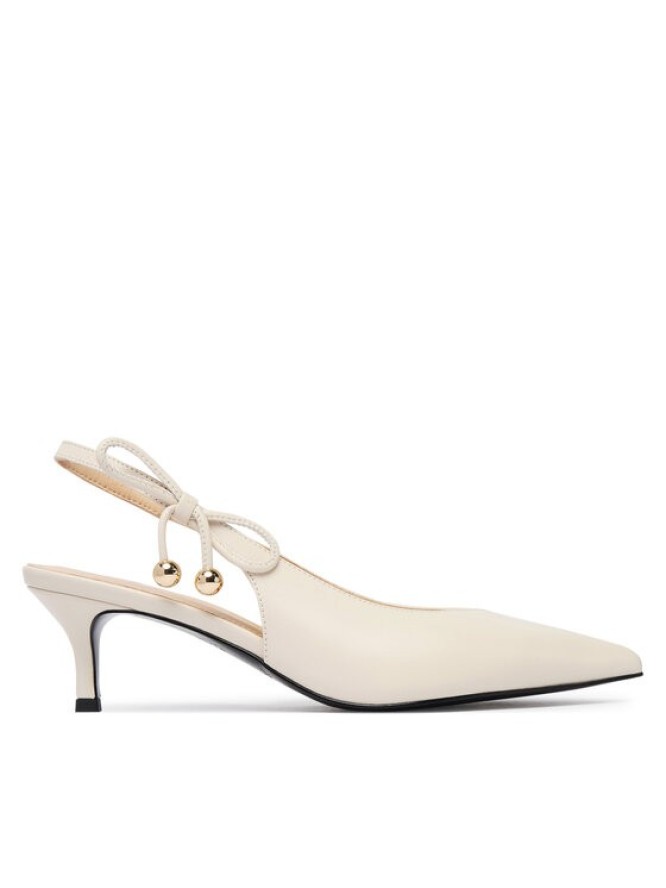 Furla Czółenka Poppy Slingback YM24FPO X30000 CN 1704S Kremowy