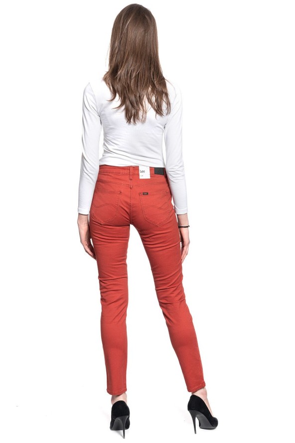 DAMSKIE SPODNIE MATERIAŁOWE LEE SLIM ELLY L305QX38 112106158