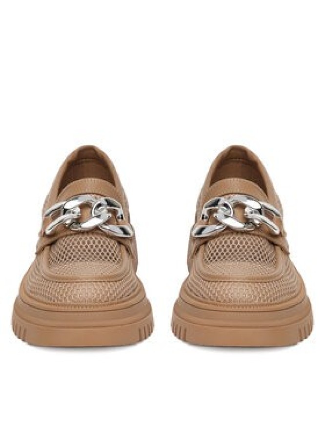 DeeZee Loafersy 60062D-2 Brązowy