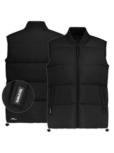 Sublevel Kamizelka pikowana w kolorze czarnym rozmiar: L