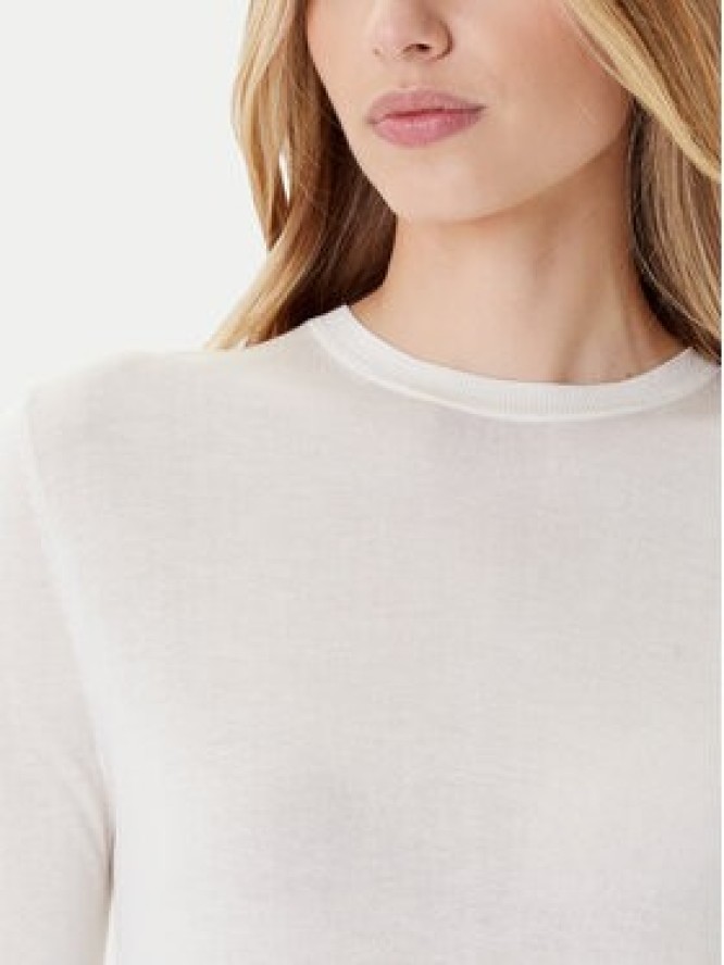 Calvin Klein Sweter LV044C339G Écru Regular Fit