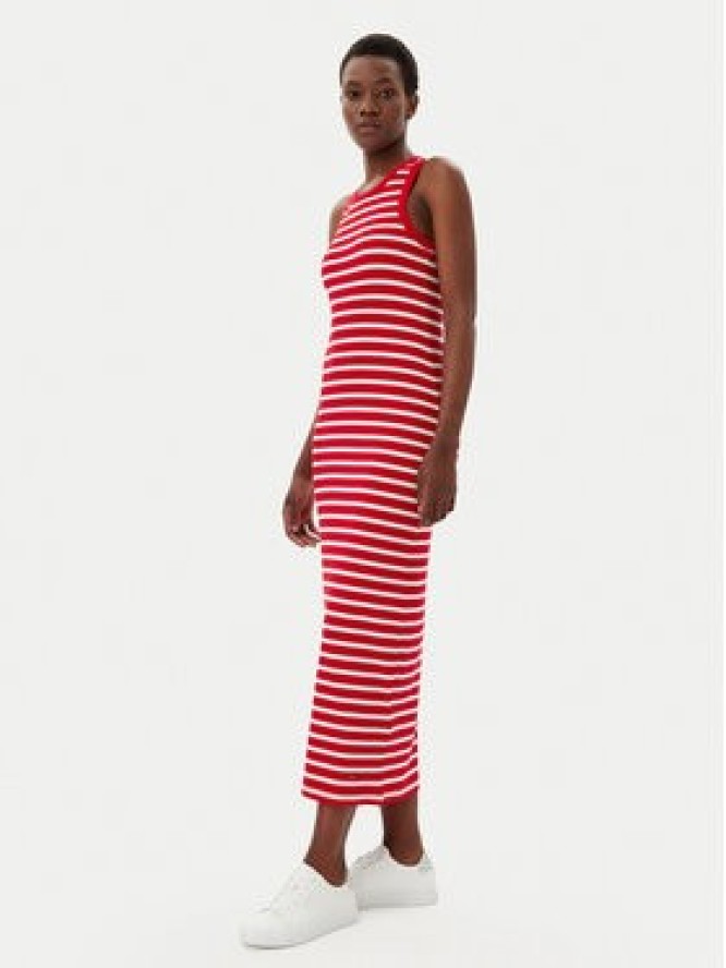 Tommy Hilfiger Sukienka letnia WW0WW38838 Czerwony Slim Fit