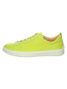Think! Skórzane sneakersy "Turna" w kolorze limonkowym rozmiar: 38
