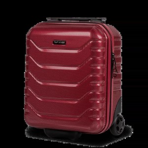 Walizka kabinowa mini Wings CRAKE 16" WINE RED