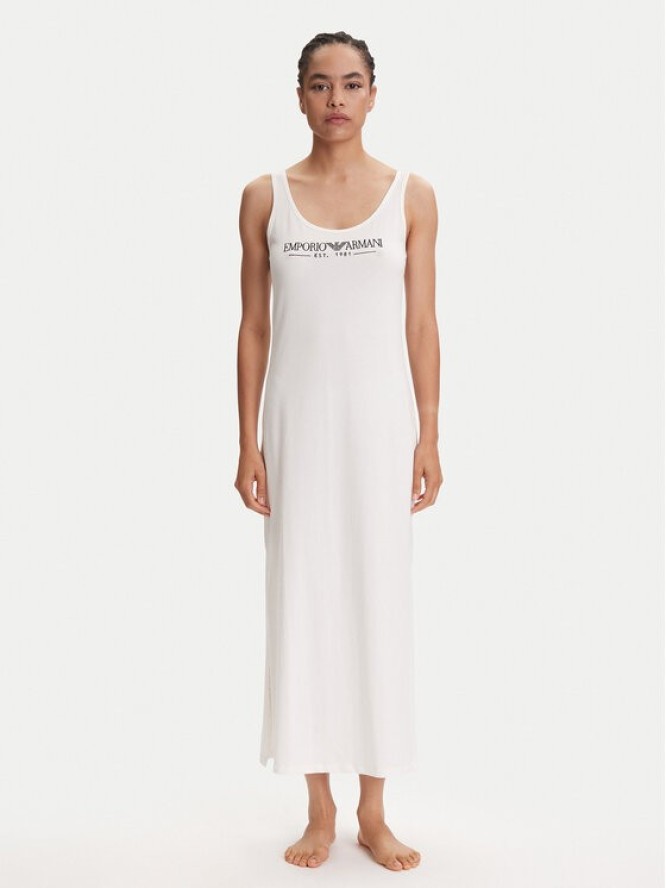 Emporio Armani Underwear Sukienka codzienna EW000494 AF10881 U1131 Biały Regular Fit