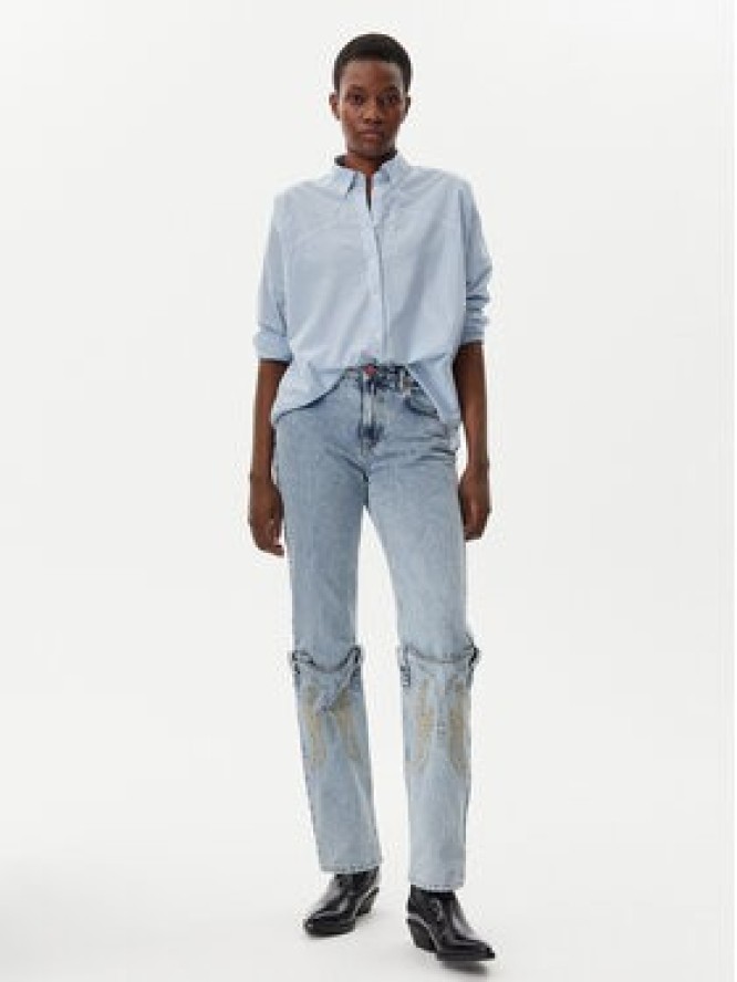 Mustang Koszula Ruby 1016116 Niebieski Oversize