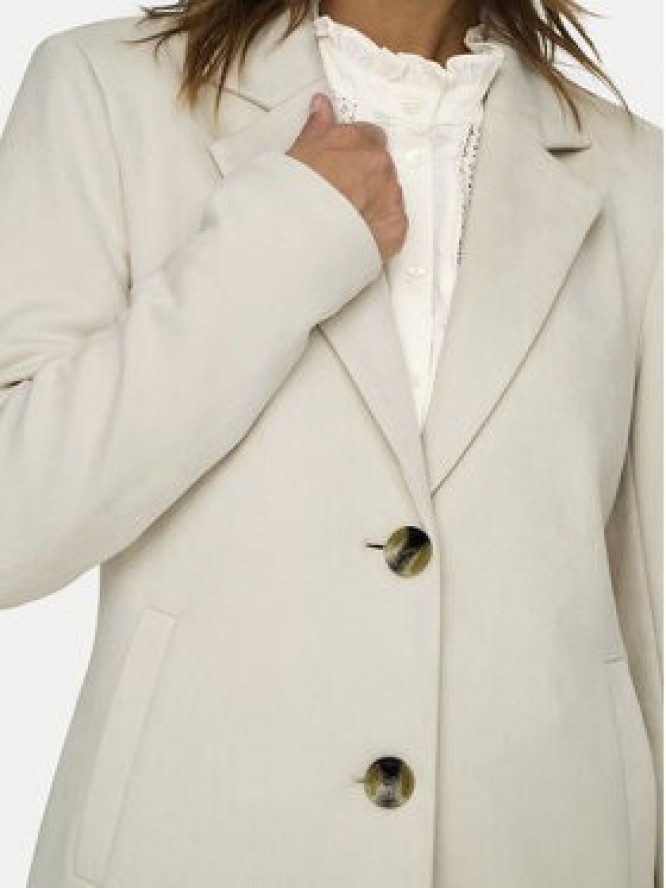 ONLY Płaszcz przejściowy Diane 15336518 Beżowy Regular Fit