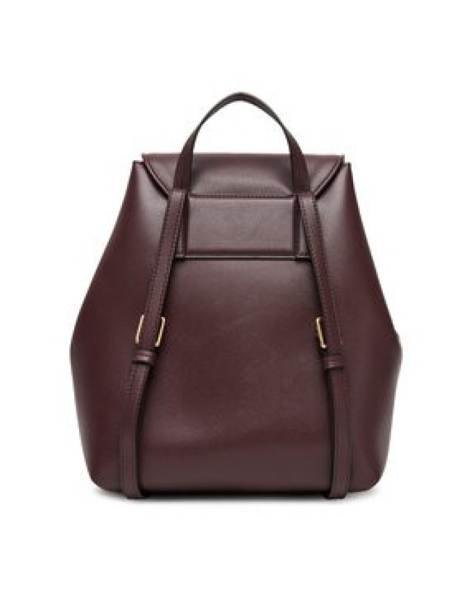 Calvin Klein Plecak Foil Logo Flap Backpack LV04F3297G Bordowy