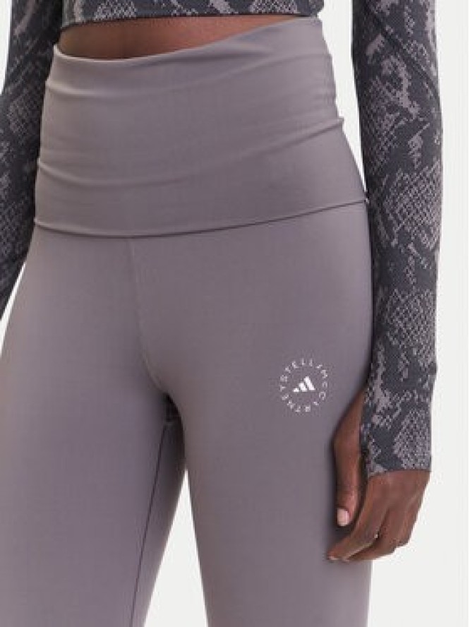 adidas by Stella McCartney Legginsy True Strength JX4321 Szary Slim Fit