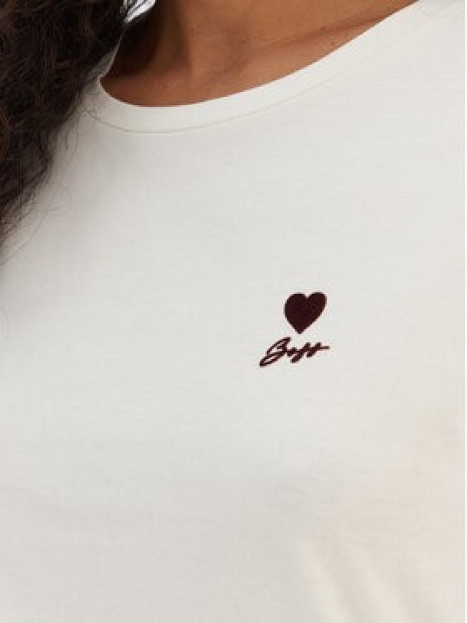 BOSS T-Shirt Elove 50556994 Beżowy Regular Fit