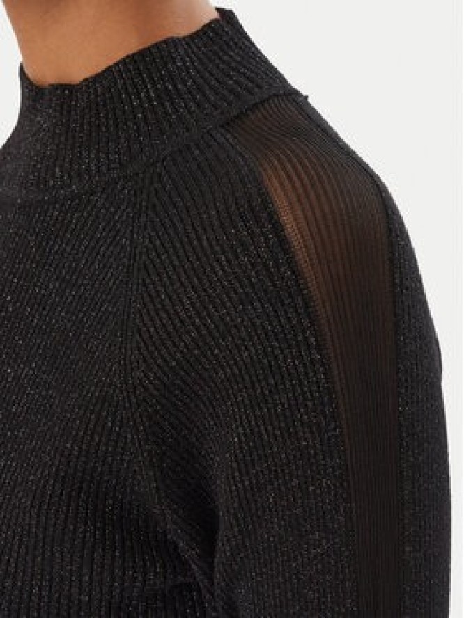 Rinascimento Bluzka CFM0012394003 Czarny Slim Fit