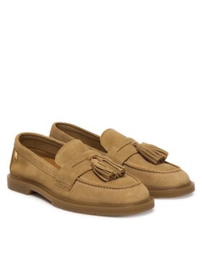 Tommy Hilfiger Mokasyny Light Suede Tassel Loafer FW0FW09285 Brązowy