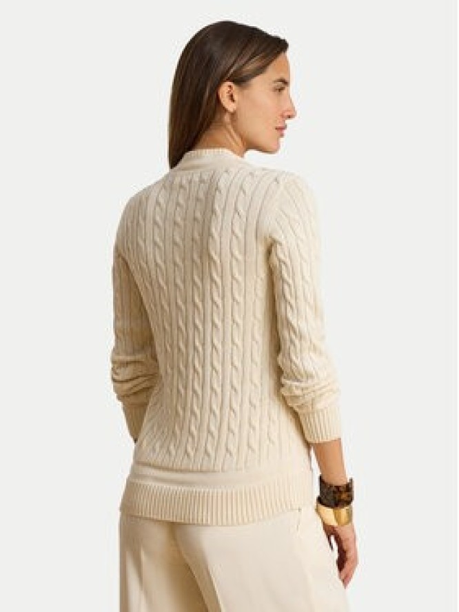 LAUREN RALPH LAUREN Sweter 200888795011 Kremowy Relaxed Fit