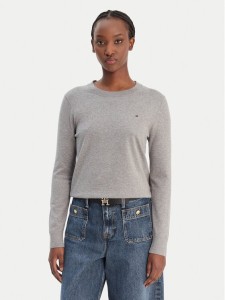 Tommy Hilfiger Sweter WW0WW44984 Szary Regular Fit