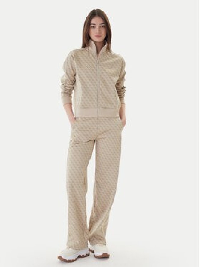 Guess Spodnie dresowe V6RB09 K2042 Beżowy Wide Leg