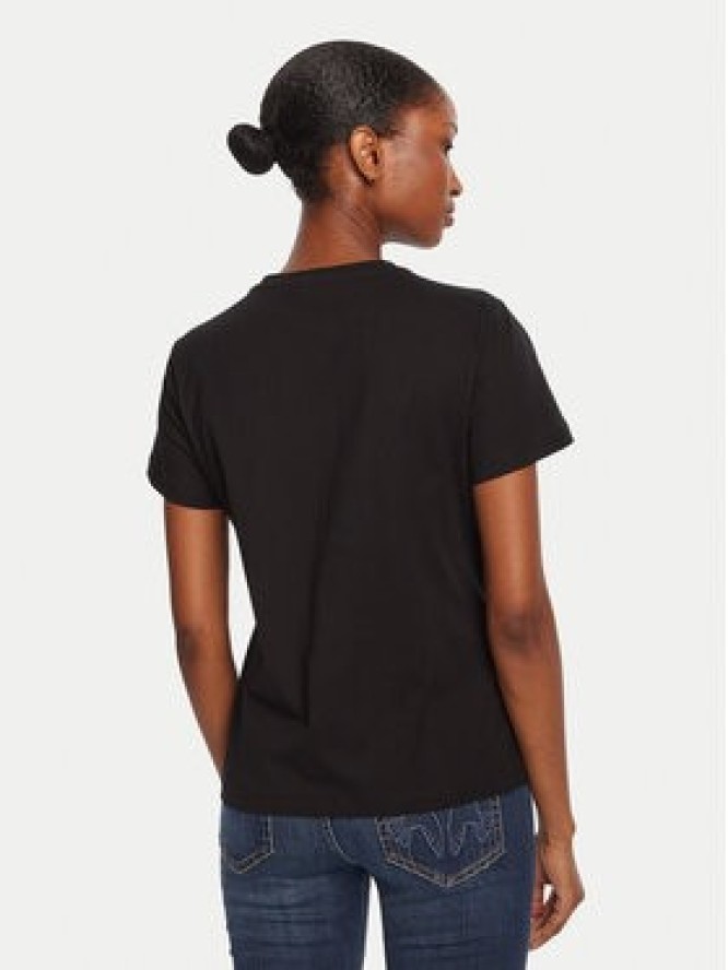 PINKO T-Shirt Quentin 100535 A2RN Czarny Regular Fit