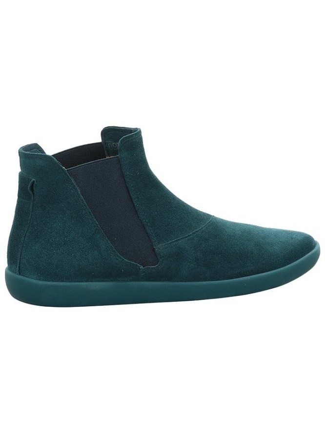 Think! Skórzane sztyblety w kolorze turkusowym rozmiar: 39