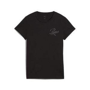 Damska koszulka ESS SCRIPT PUMA Black