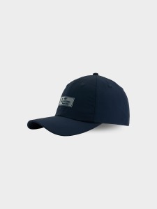 4F Czapka z daszkiem strapback uniseks - granatowa S/M (58cm)