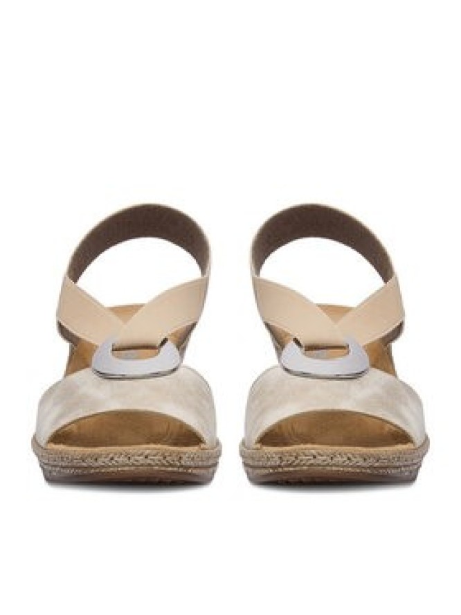 Rieker Sandały CEO-624H6-60 Beżowy