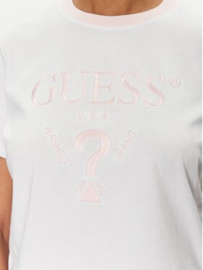 Guess T-Shirt V5GI18 I3Z14 Biały Regular Fit