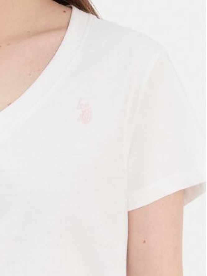 U.S. Polo Assn. T-Shirt WUP0635 Biały Classic Fit