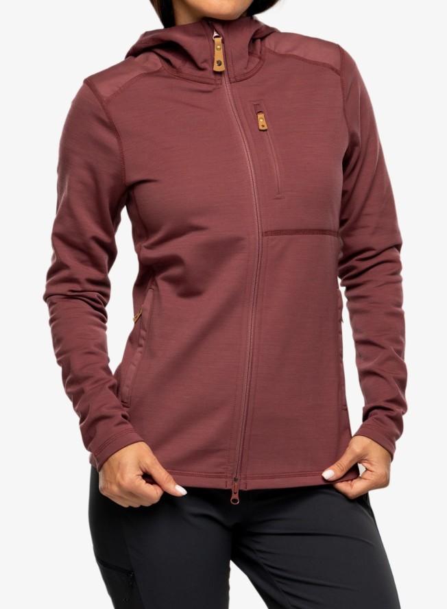Bluza z kapturem damska Fjallraven Keb Fleece Hoodie