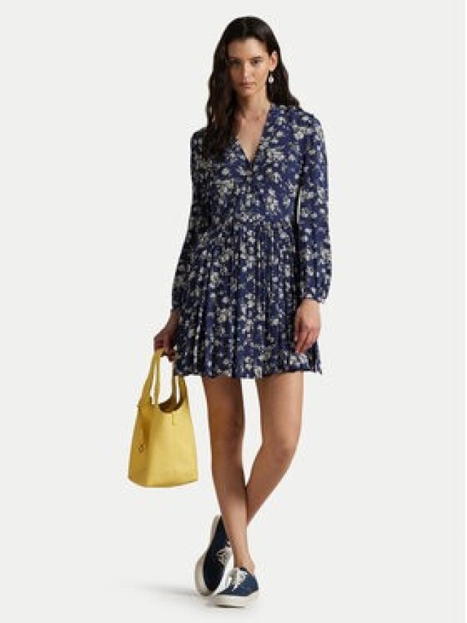 Polo Ralph Lauren Sukienka codzienna 211972064001 Granatowy Regular Fit