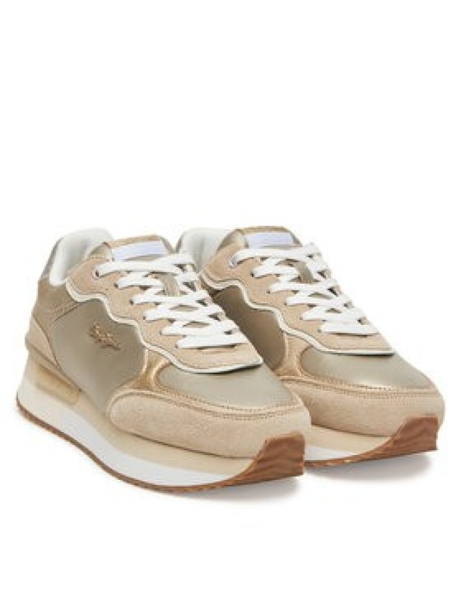 Pepe Jeans Sneakersy Rusper Shine PLS60033 Beżowy