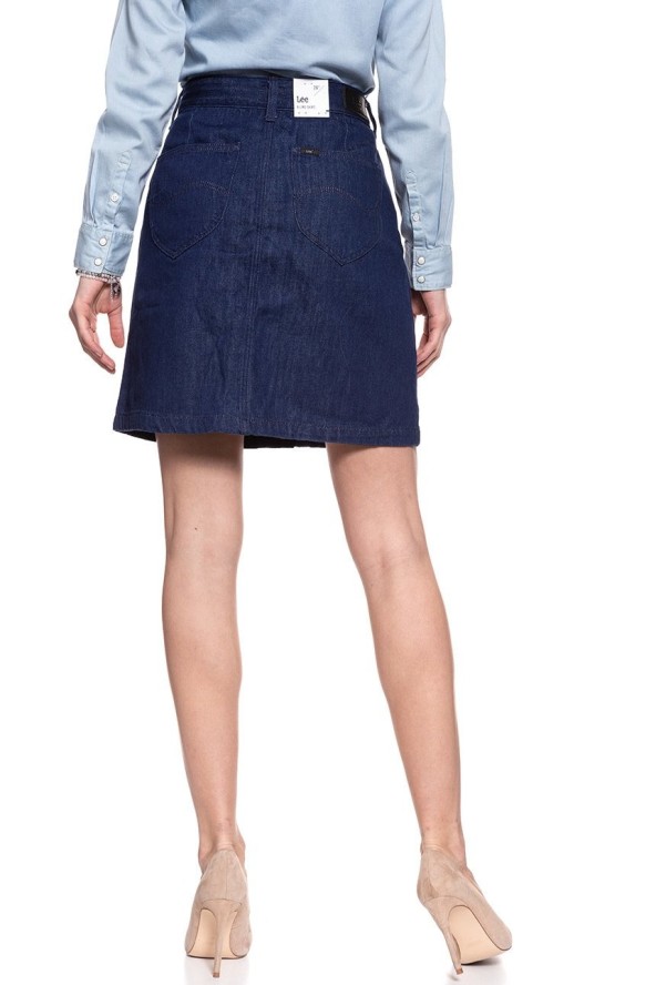 SPÓDNICA JEANSOWA LEE A LINE SKIRT RINSE L38NRC36 112108289