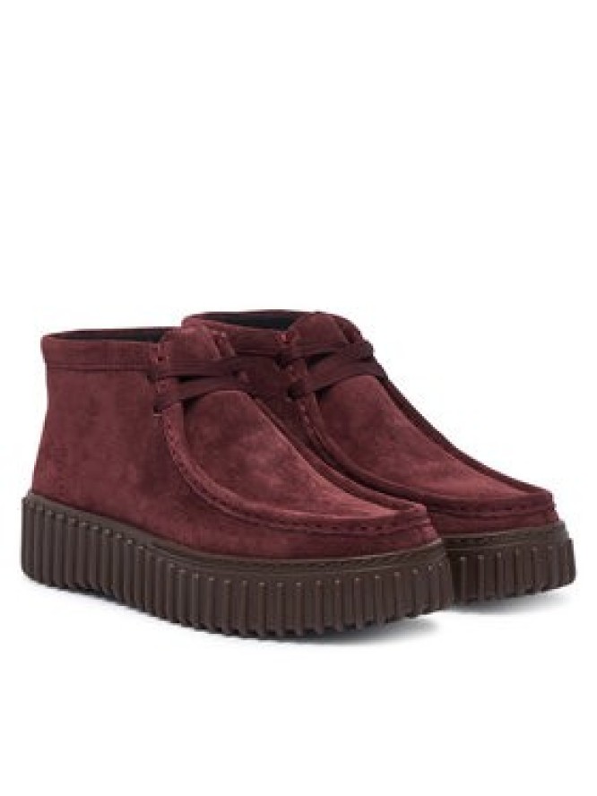 Clarks Trzewiki Torhill Moss 26329426 Bordowy
