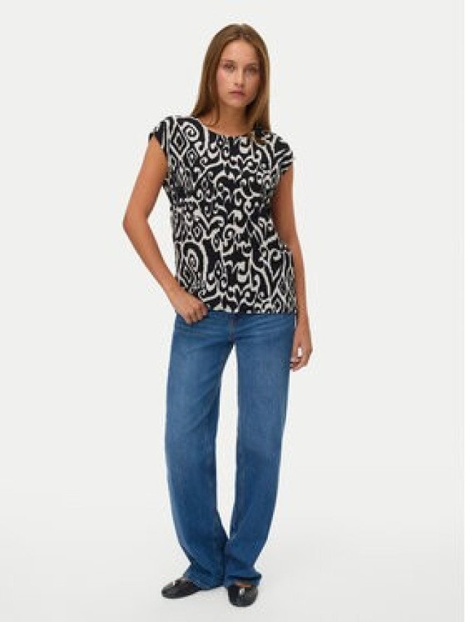 Vero Moda Bluzka Friga 10340830 Czarny Regular Fit