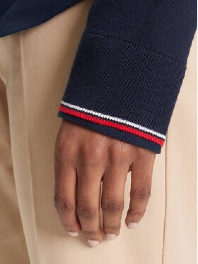 Tommy Hilfiger Sweter WW0WW44984 Granatowy Regular Fit