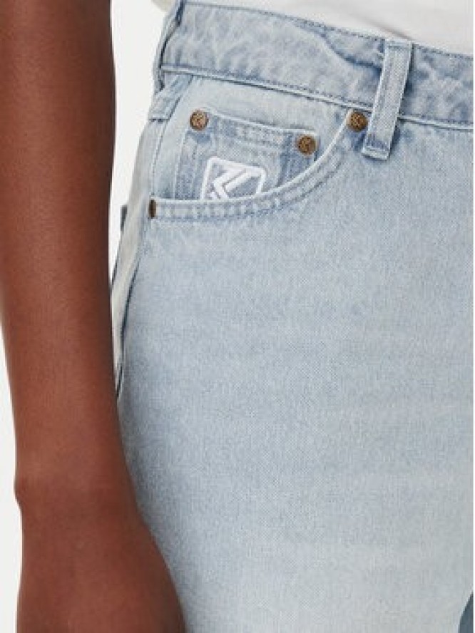 Karl Kani Szorty jeansowe Og Slit 6110098 Niebieski Relaxed Fit