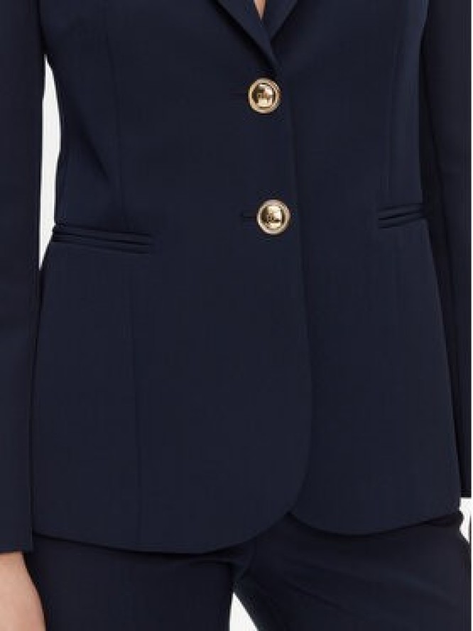 Rinascimento Marynarka CFC0122814003 Granatowy Regular Fit