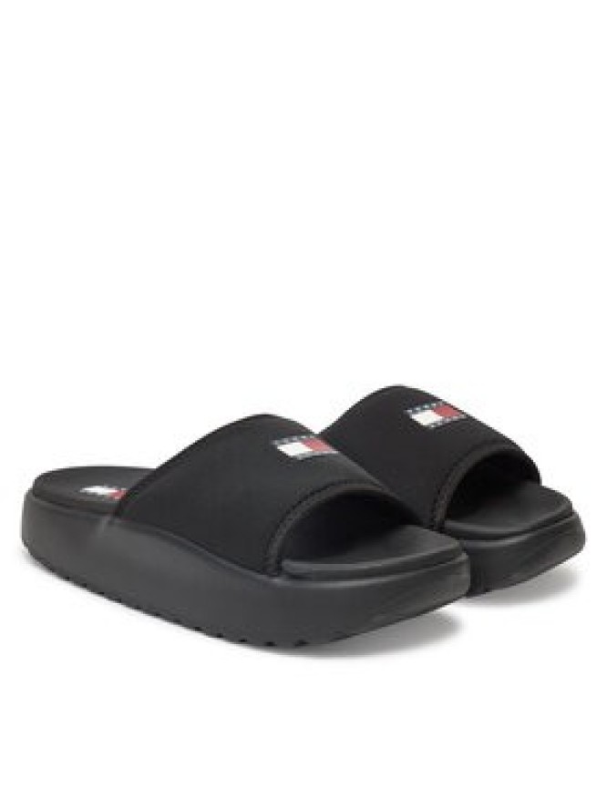 Tommy Jeans Klapki Tjw Comfy Pool Slide EN0EN02765 Czarny