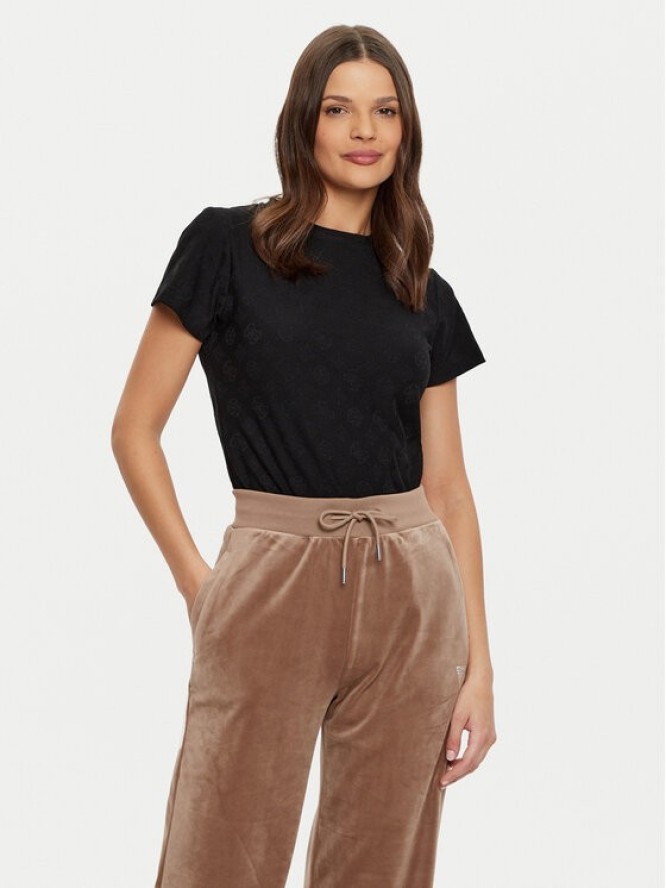 Guess T-Shirt V5RI02 KCLG2 Czarny Regular Fit