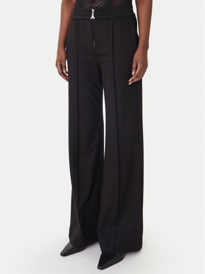 Patrizia Pepe Spodnie materiałowe 8P0813/A715 Czarny Wide Leg