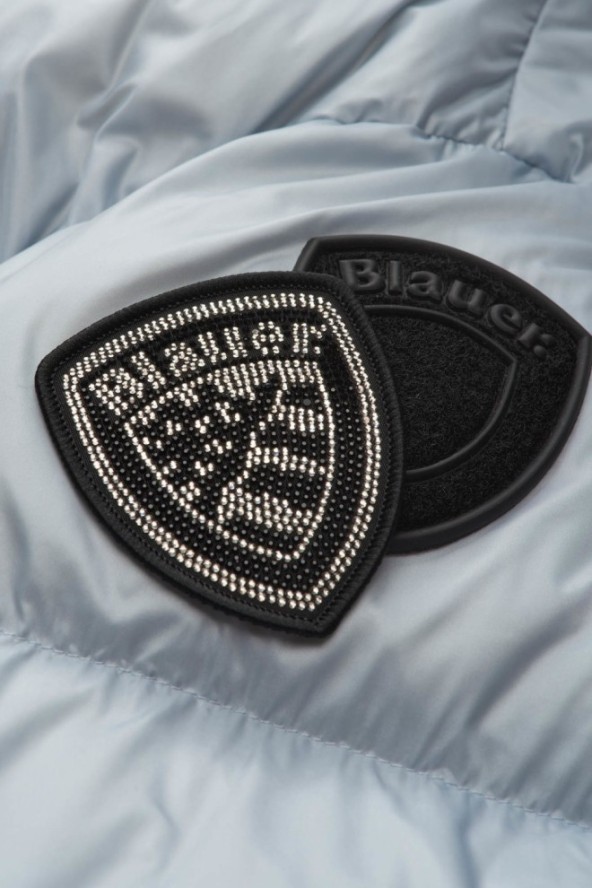 BLAUER Błękitny damski płaszcz Lena Raincoat Long Jackets, Rozmiar XS