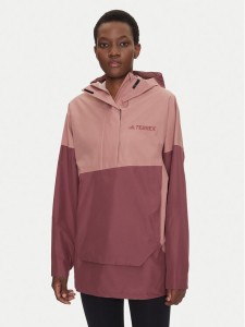 adidas Kurtka outdoor Terrex Xploric 2.5L JD8370 Różowy Loose Fit