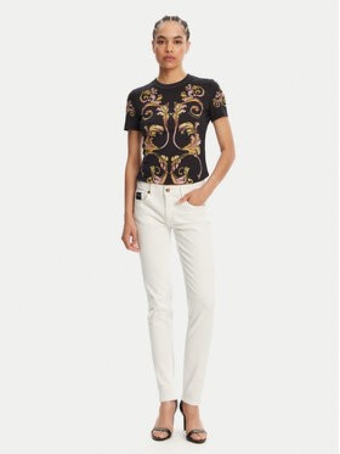 Versace Jeans Couture Jeansy 78HAB5K1 Biały Skinny Fit