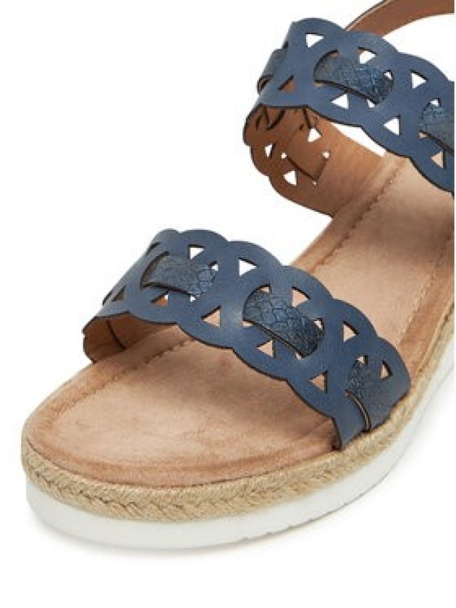 Clara Barson Espadryle WS2189-52 Granatowy