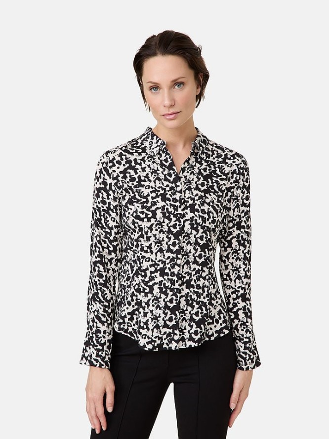 TAIFUN Koszula w kolorze czarno-białym rozmiar: 36