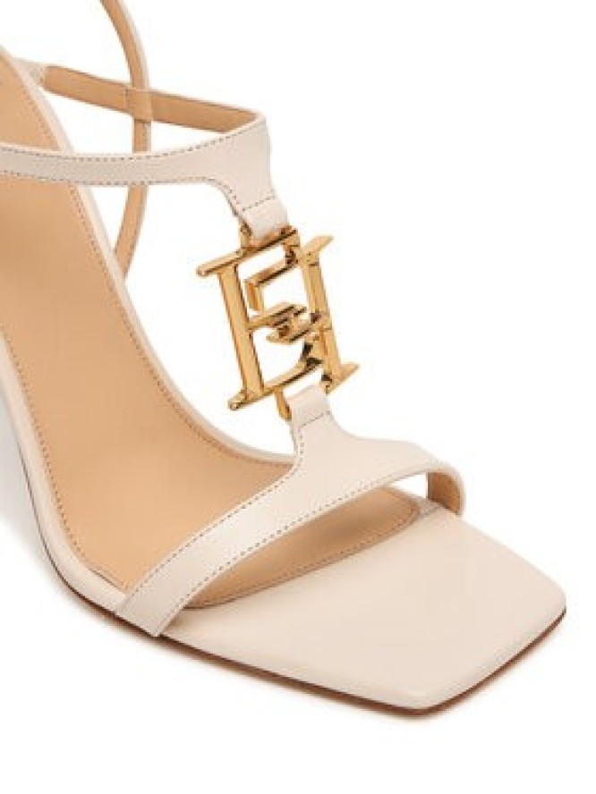 Elisabetta Franchi Sandały SA07B61E2 Écru