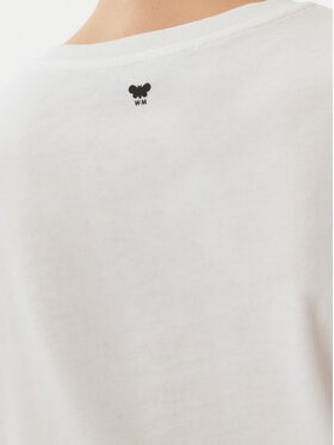 Weekend Max Mara T-Shirt 2515971042650 Biały Regular Fit