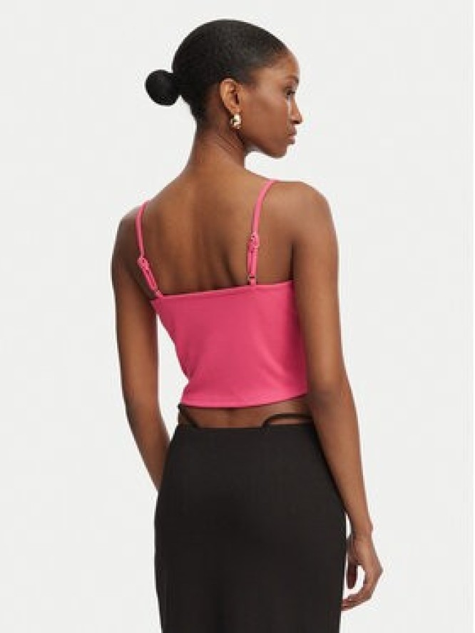 Guess Top E6GP01 KG322 Różowy Slim Fit