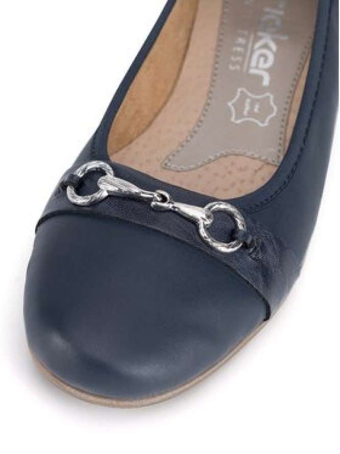 Rieker Baleriny L9360-14 Granatowy