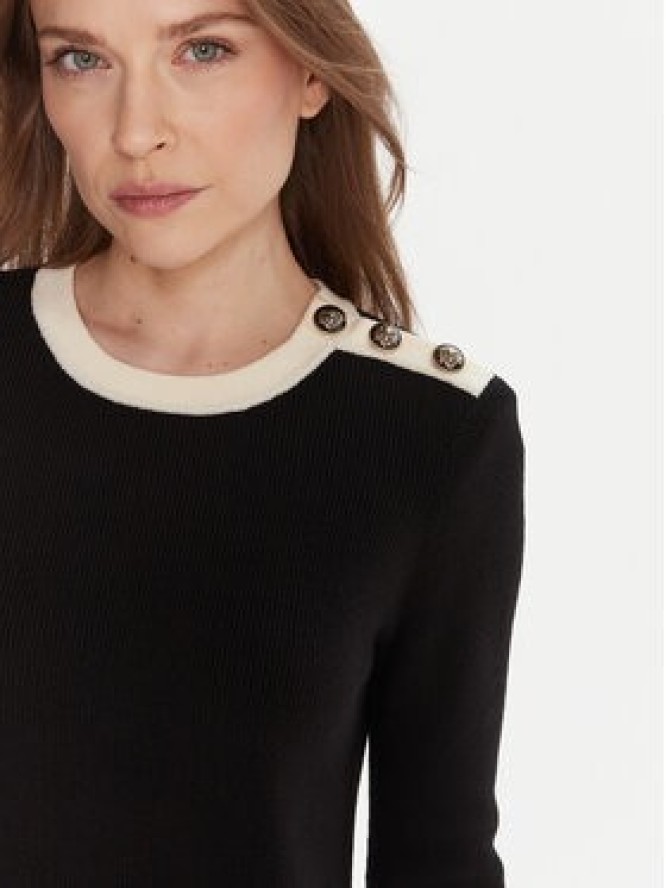 Gaudi Sukienka dzianinowa 521FD13009 Czarny Regular Fit